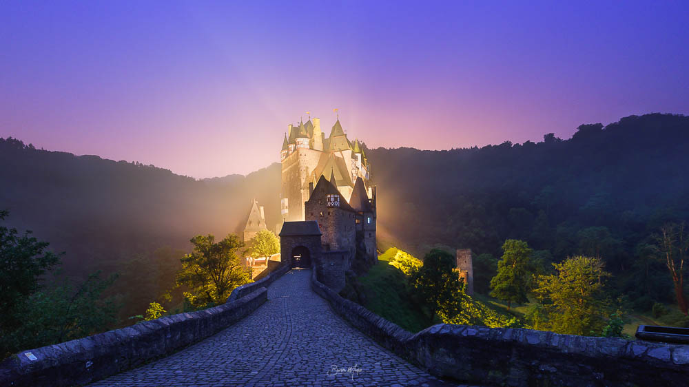 Blue hour at Eltz Castle
